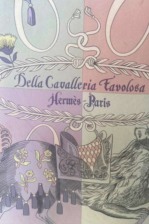 Amanda "Della Cavelleria Favolosa"/"Etriers" Reversible Vintage Hermès Scarf Tunic