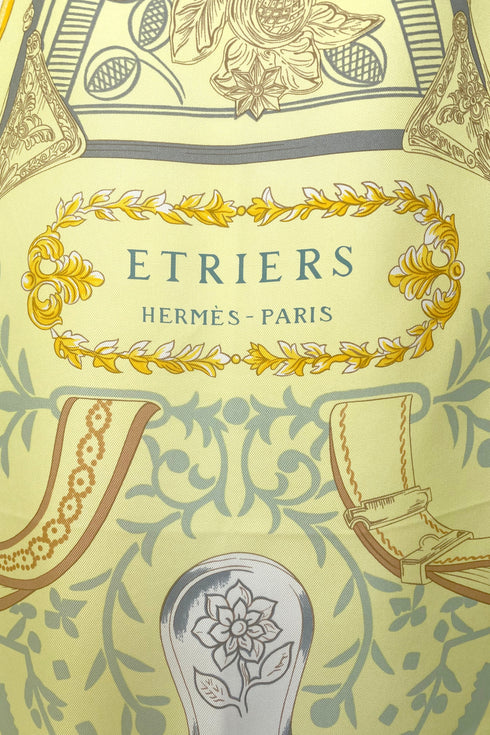 Amanda "Della Cavelleria Favolosa"/"Etriers" Reversible Vintage Hermès Scarf Tunic