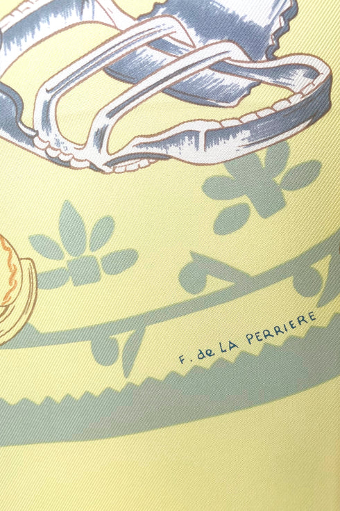 Amanda "Della Cavelleria Favolosa"/"Etriers" Reversible Vintage Hermès Scarf Tunic