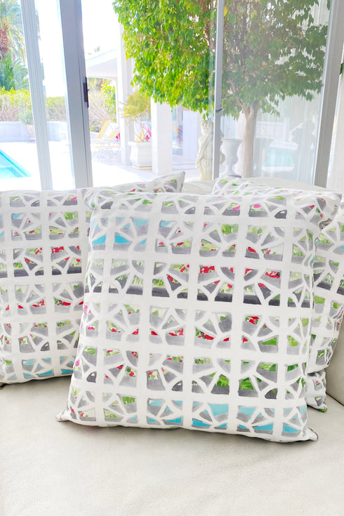 "Breeze Block" Pillow