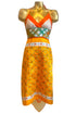 Robe foulard vintage "Sunny Floral" de Vivian