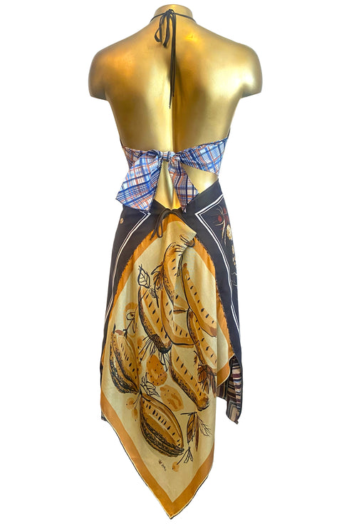 Vivian "Vera Floral" Vintage Scarf Dress