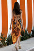 Vivian "California Girl" Robe Foulard Vintage Réversible