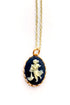 Vintage Necklace- Zodiac Sign Cameo 1970's