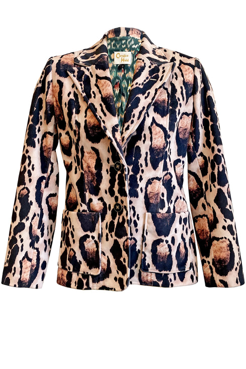 Giacca da donna in velluto con fodera in seta Axelle