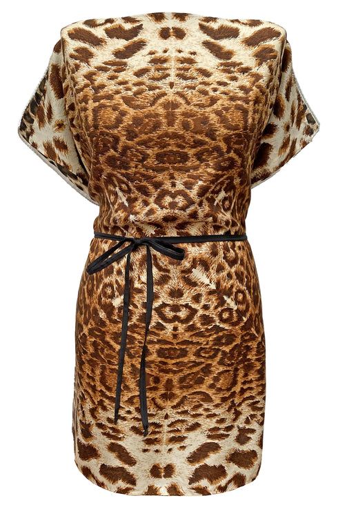 Tunica con sciarpa vintage reversibile Amanda "Leonard Paris".