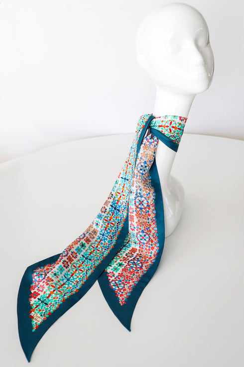 Foulard Oblong "Tile" en Soie