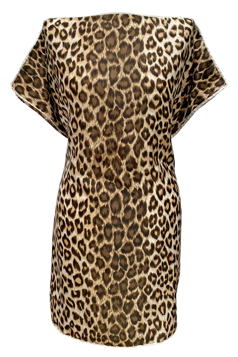 Tunica con sciarpa vintage reversibile Amanda "Leonard Paris".