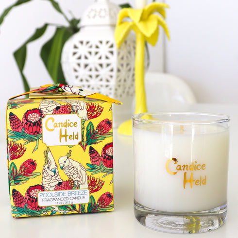 "Poolside Breeze" Signature Fragranced Candle