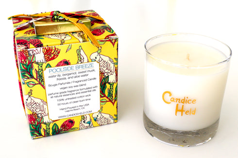 "Poolside Breeze" Signature Fragranced Candle