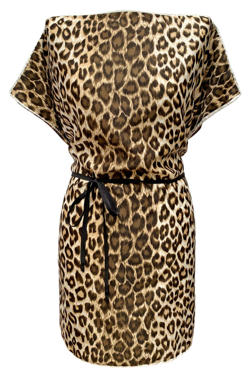 Tunica con sciarpa vintage reversibile Amanda "Leonard Paris".