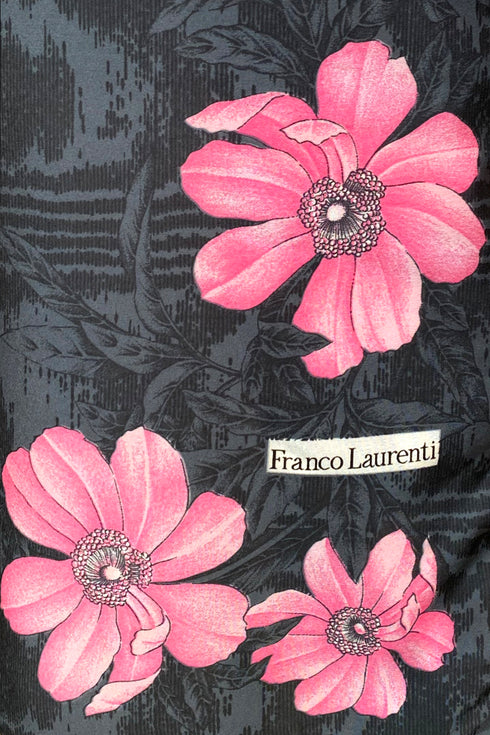 Amanda "Rose Feathers" Reversible Vintage Scarf Tunic