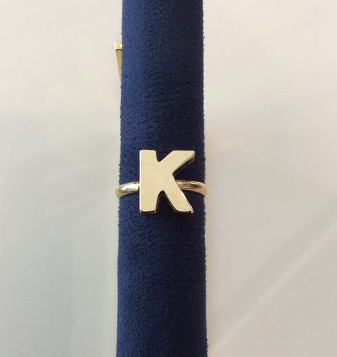Vintage Ring- Initial Letter 1970's