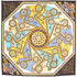 "Zodiac III" Square Silk Scarf