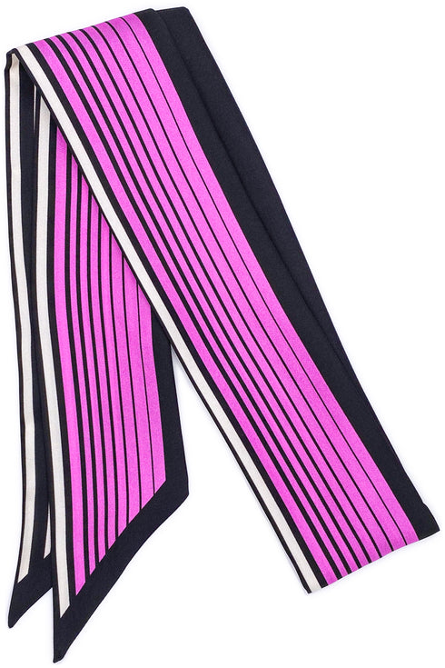 "Variegated Stripe" Silk Twilly