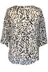 Haut en soie "Snow Cheetah" de Jane