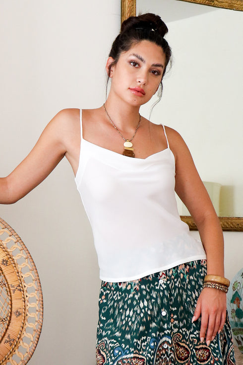 Caraco en soie Madelyn