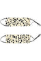 "Snow Cheetah" Reversible Silk Face Mask