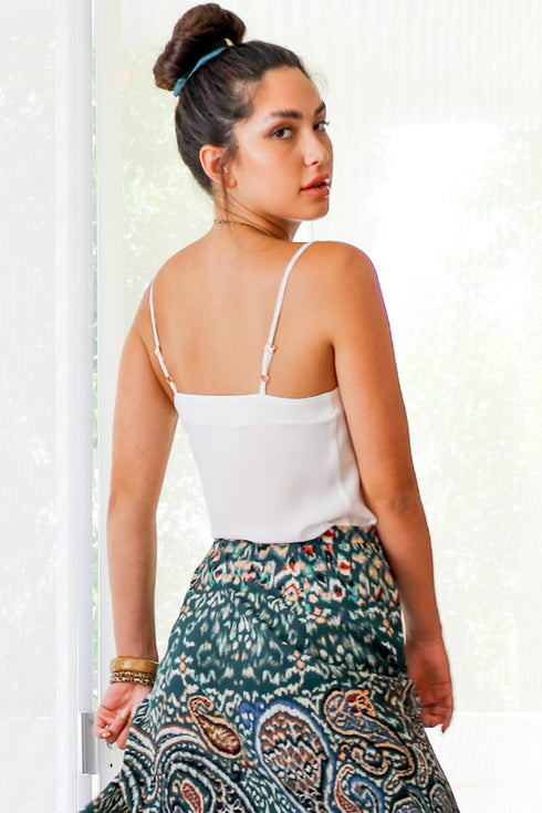 Caraco en soie Madelyn