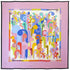 "Painterly Pastels" Square Silk Scarf