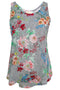 Débardeur en Soie "Fishnet Floral" Juliette