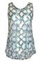 Débardeur en Soie "Crystal Python" Juliette