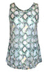 Débardeur en Soie "Crystal Python" Juliette