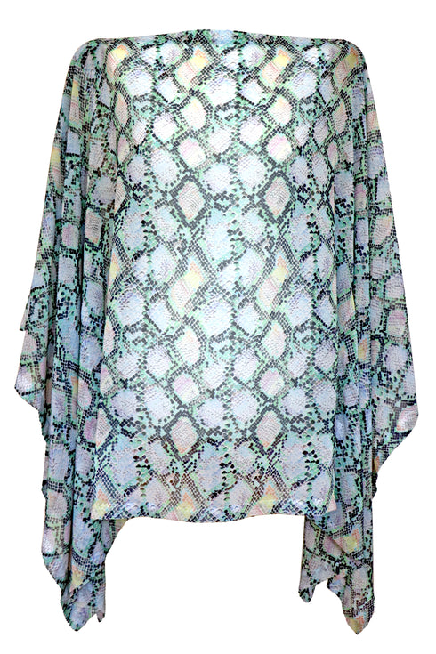 Cache-maillot de bain à épaules dénudées "Python" Loulou