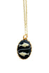 Vintage Necklace- Zodiac Sign Cameo 1970's