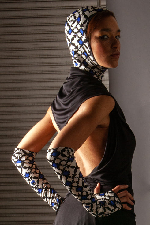 Julie Silk Knit Arm Warmers