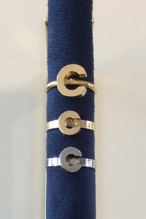 Vintage Ring- Initial Letter 1970's