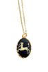 Vintage Necklace- Zodiac Sign Cameo 1970's