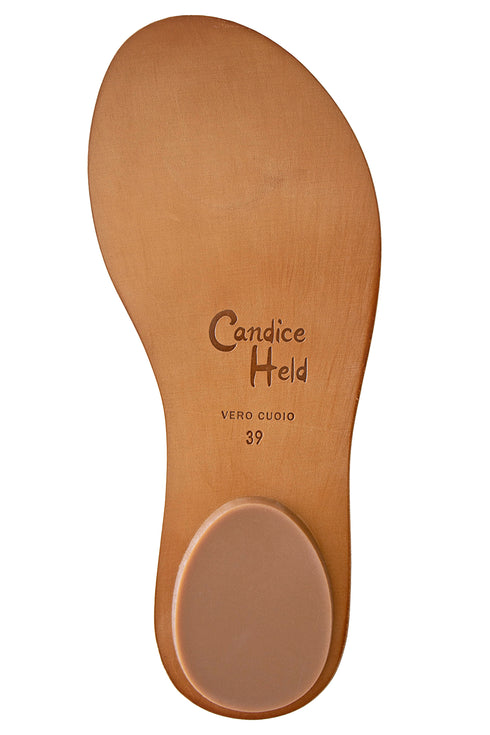 Sandali Avvolgenti Sciarpa Di Seta "Leopardo".