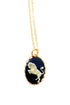 Vintage Necklace- Zodiac Sign Cameo 1970's