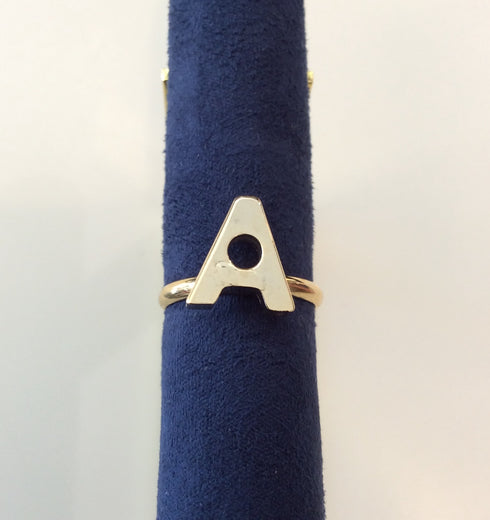 Vintage Ring- Initial Letter 1970's