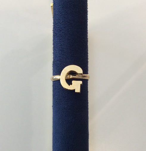 Vintage Ring- Initial Letter 1970's