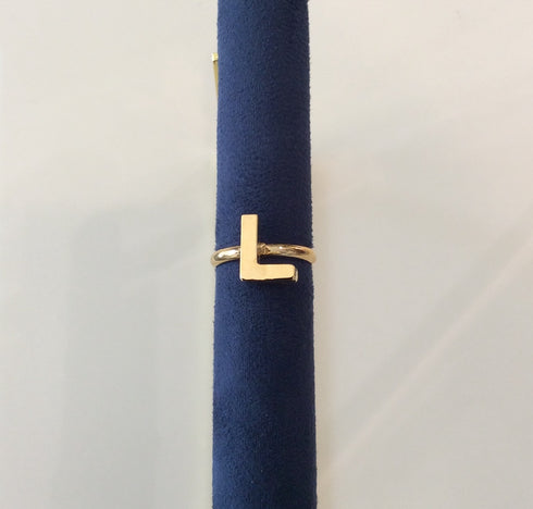 Vintage Ring- Initial Letter 1970's