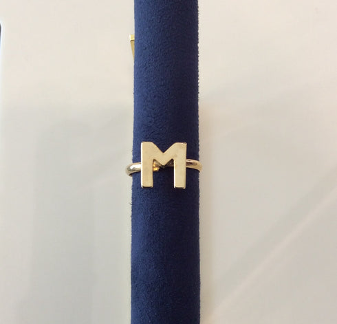 Vintage Ring- Initial Letter 1970's