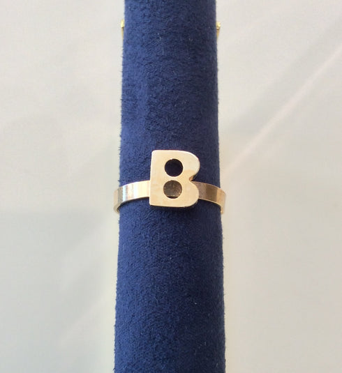 Vintage Ring- Initial Letter 1970's