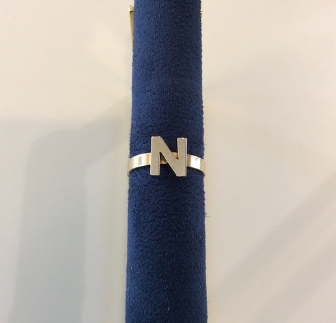 Vintage Ring- Initial Letter 1970's