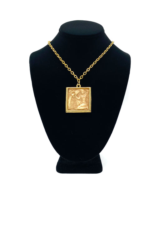 Vintage Necklace- Zodiac Tile Necklace