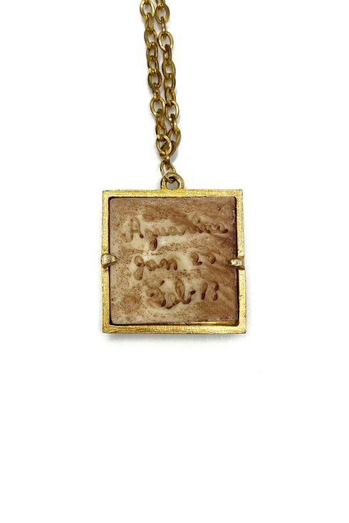 Vintage Necklace- Zodiac Tile Necklace