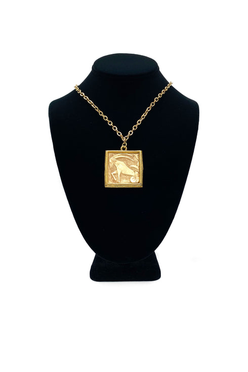 Vintage Necklace- Zodiac Tile Necklace