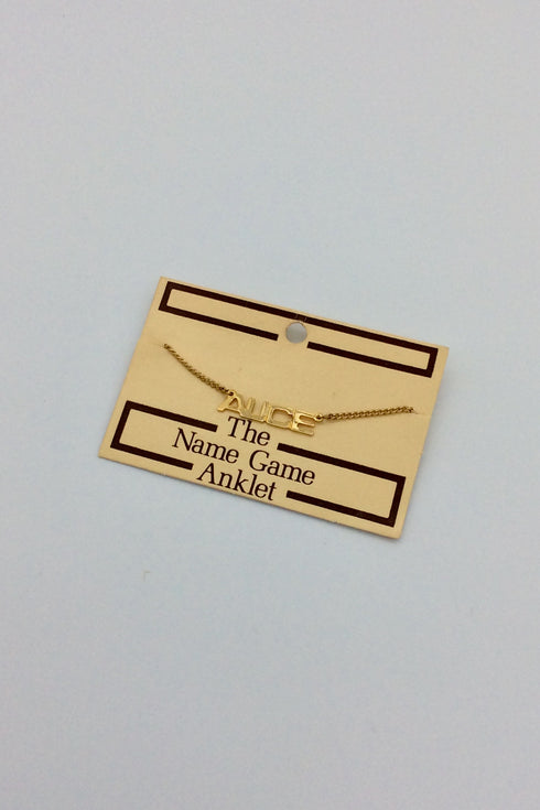 The Name Game - 1970's Vintage Jewelry