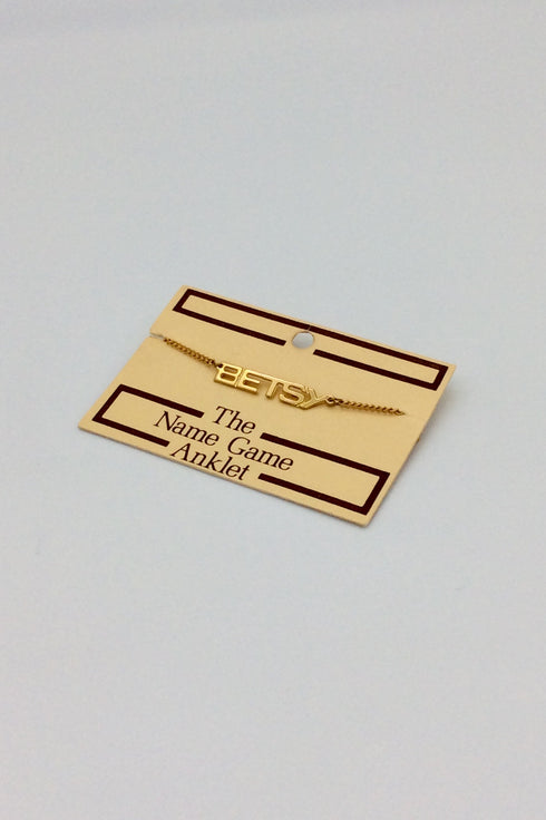 The Name Game - 1970's Vintage Jewelry