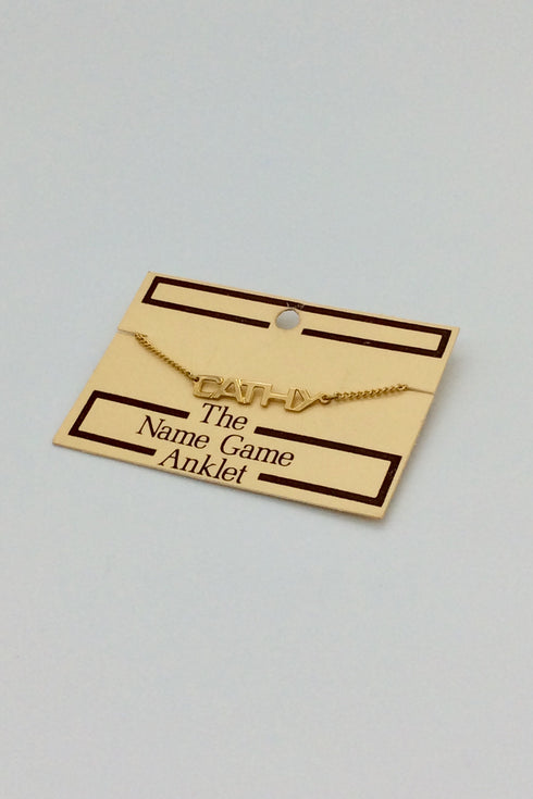 The Name Game - 1970's Vintage Jewelry
