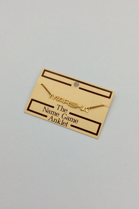 The Name Game - 1970's Vintage Jewelry