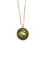 Vintage Zodiac Glass Dome Necklace
