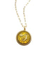 Vintage Zodiac Glass Dome Necklace