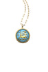 Vintage Zodiac Glass Dome Necklace